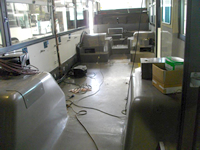 室内床貼替え（客席）